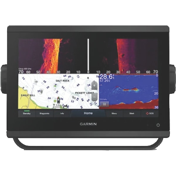 GPSMAP 923xsv GPS/Chartplotter, w/SideVu, ClearVu and Traditional CHIRP Sonar & Worldwide Basemap